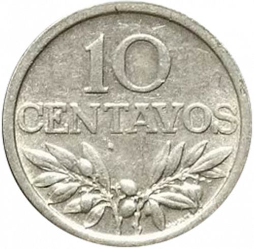 10 Centavos Reverse Image minted in PORTUGAL in 1976 (1910-01 - República)  - The Coin Database