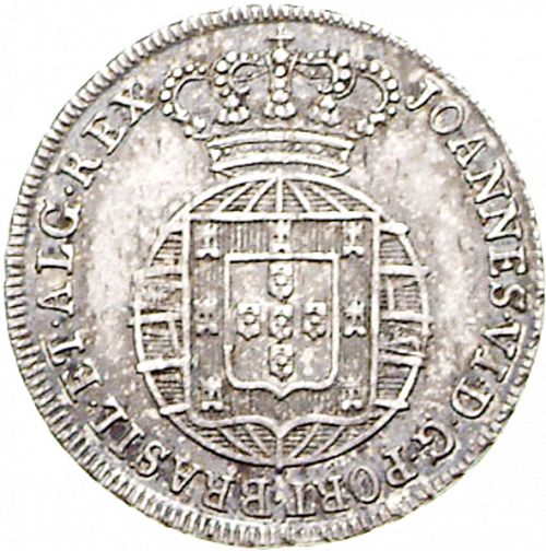 120 Réis ( 6 Vinténs ) Obverse Image minted in PORTUGAL in N/D (1816-26 - Joâo VI)  - The Coin Database