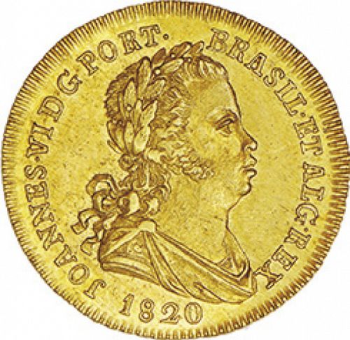 1600 Réis ( Escudo ) Obverse Image minted in PORTUGAL in 1820 (1816-26 - Joâo VI)  - The Coin Database