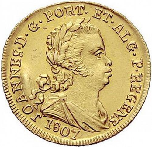 1600 Réis ( Escudo ) Reverse Image minted in PORTUGAL in 1807 (1799-16 - Joâo <small>- Príncipe Regente</small>)  - The Coin Database