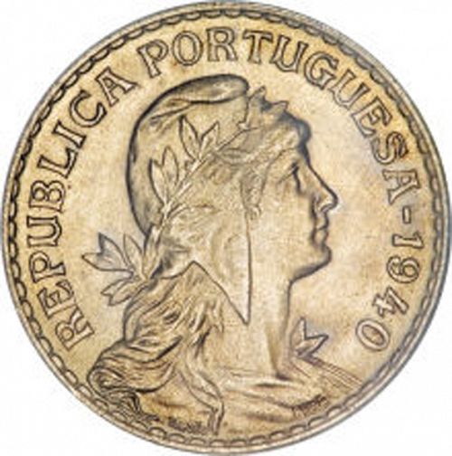 1 Escudo Obverse Image minted in PORTUGAL in 1940 (1910-01 - República)  - The Coin Database