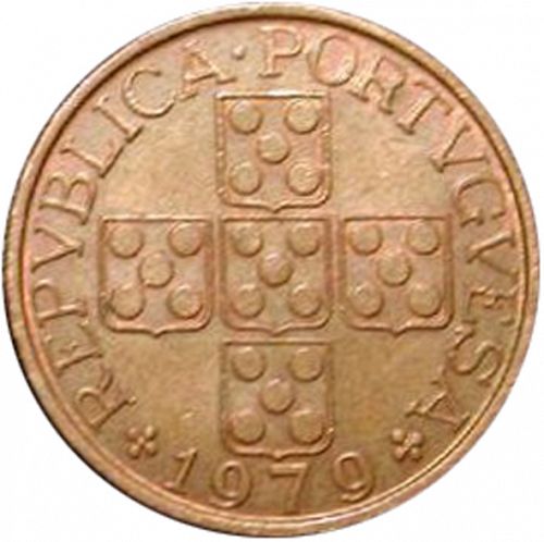 1 Escudo Obverse Image minted in PORTUGAL in 1979 (1910-01 - República)  - The Coin Database