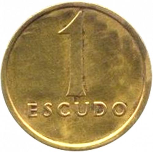 1 Escudo Reverse Image minted in PORTUGAL in 1984 (1910-01 - República)  - The Coin Database
