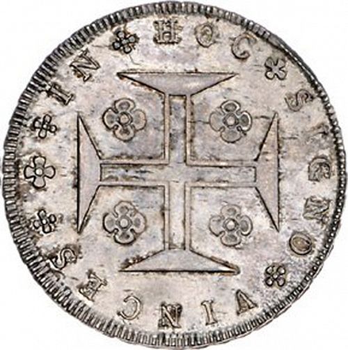 240 Réis ( 12 Vinténs ) Reverse Image minted in PORTUGAL in 1818 (1816-26 - Joâo VI)  - The Coin Database