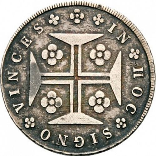 240 Réis ( 12 Vinténs ) Reverse Image minted in PORTUGAL in 1822 (1816-26 - Joâo VI)  - The Coin Database