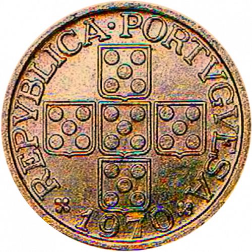 20 Centavos Obverse Image minted in PORTUGAL in 1970 (1910-01 - República)  - The Coin Database