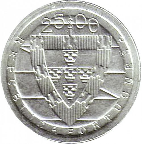 25 Escudos Obverse Image minted in PORTUGAL in 1986 (1910-01 - República)  - The Coin Database