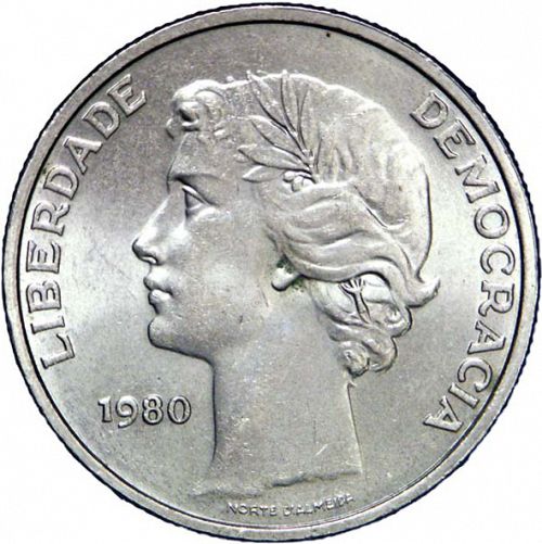 25 Escudos Reverse Image minted in PORTUGAL in 1980 (1910-01 - República)  - The Coin Database