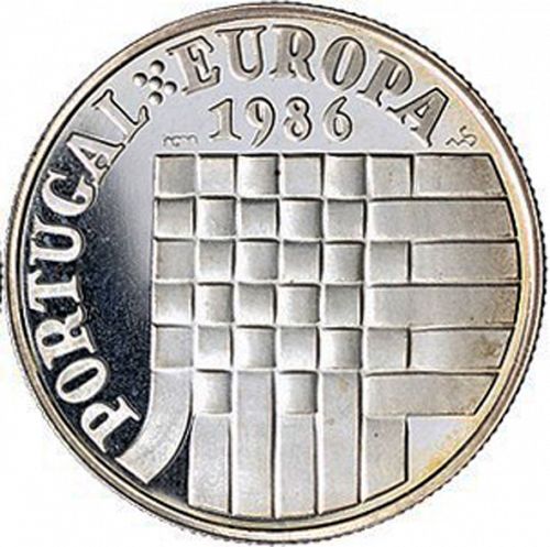 25 Escudos Reverse Image minted in PORTUGAL in 1986 (1910-01 - República)  - The Coin Database