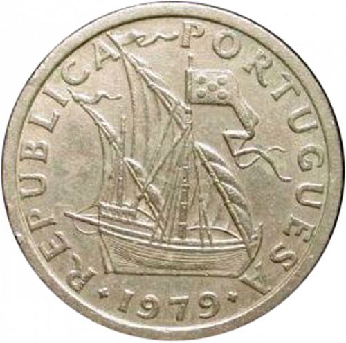 2,50 Escudos Obverse Image minted in PORTUGAL in 1979 (1910-01 - República)  - The Coin Database