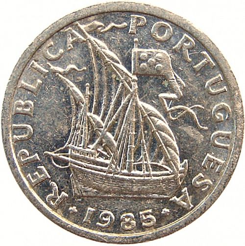 2,50 Escudos Obverse Image minted in PORTUGAL in 1985 (1910-01 - República)  - The Coin Database