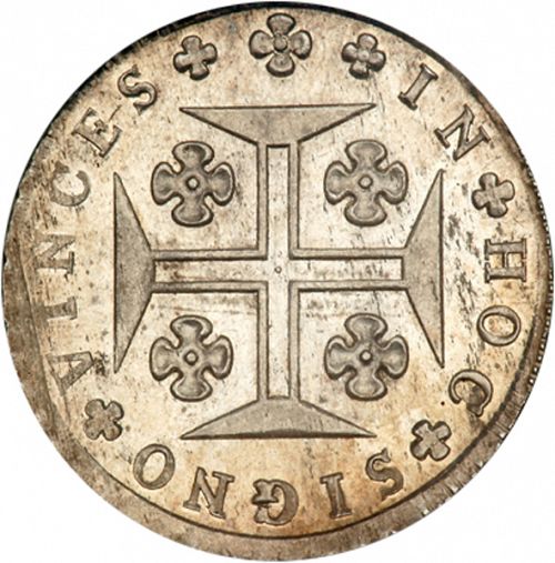 480 Réis ( Cruzado Novo ) Reverse Image minted in PORTUGAL in 1820 (1816-26 - Joâo VI)  - The Coin Database