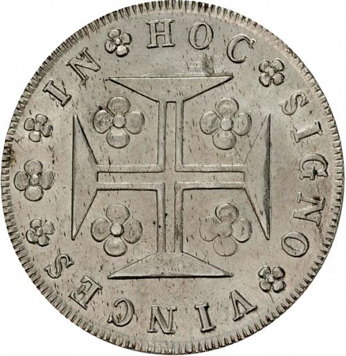480 Réis ( Cruzado Novo ) Reverse Image minted in PORTUGAL in 1820 (1816-26 - Joâo VI)  - The Coin Database