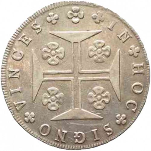 480 Réis ( Cruzado Novo ) Reverse Image minted in PORTUGAL in 1821 (1816-26 - Joâo VI)  - The Coin Database