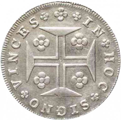 480 Réis ( Cruzado Novo ) Reverse Image minted in PORTUGAL in 1807 (1799-16 - Joâo <small>- Príncipe Regente</small>)  - The Coin Database