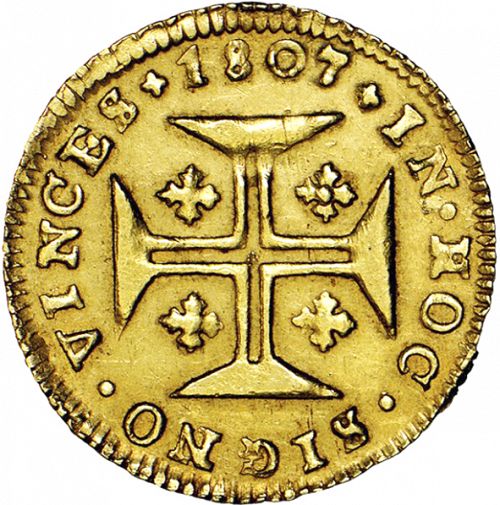 480 Réis ( Pinto ) Reverse Image minted in PORTUGAL in 1807 (1799-16 - Joâo <small>- Príncipe Regente</small>)  - The Coin Database