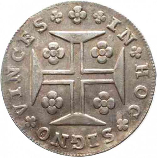 480 Réis ( Cruzado Novo ) Reverse Image minted in PORTUGAL in 1809 (1799-16 - Joâo <small>- Príncipe Regente</small>)  - The Coin Database