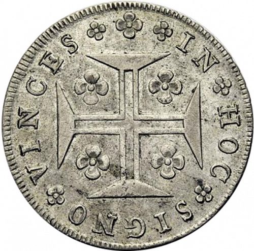 480 Réis ( Cruzado Novo ) Reverse Image minted in PORTUGAL in 1798 (1786-99 - Maria I)  - The Coin Database