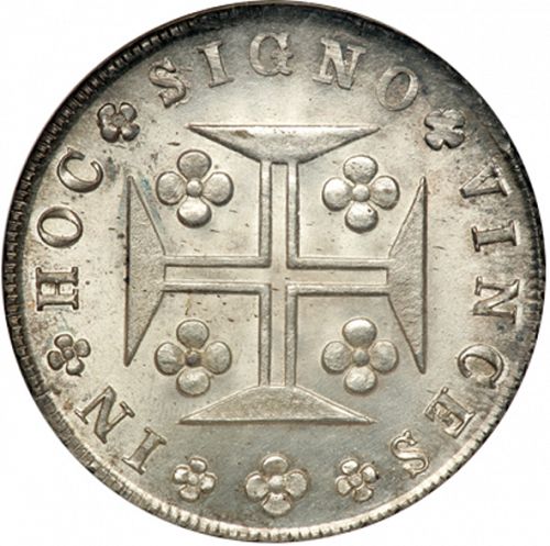 480 Réis ( Cruzado Novo ) Reverse Image minted in PORTUGAL in 1832 (1828-34 - Miguel I)  - The Coin Database