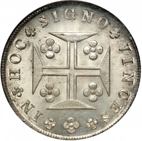480 Réis ( Cruzado Novo ) Reverse Image minted in PORTUGAL in 1832 (1828-34 - Miguel I)  - The Coin Database