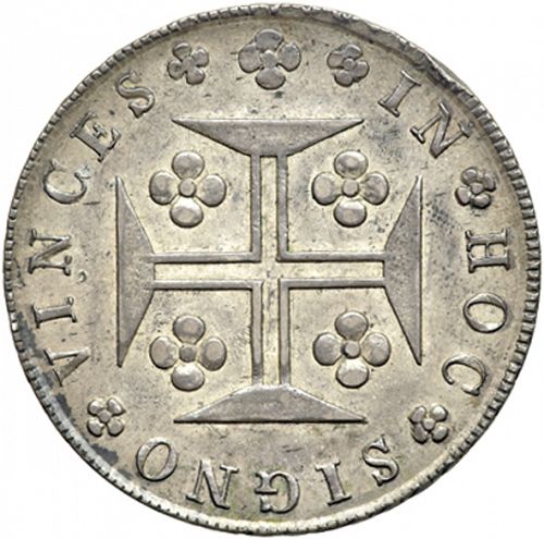 480 Réis ( Cruzado Novo ) Reverse Image minted in PORTUGAL in 1833 (1828-34 - Miguel I)  - The Coin Database