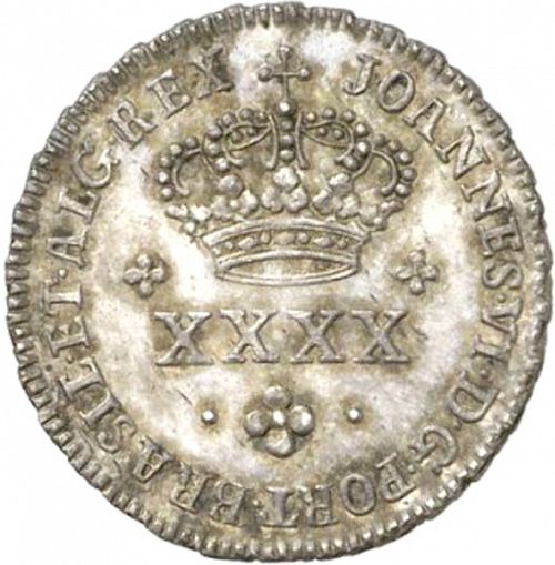 50 Réis ( Meio Tostâo ) Obverse Image minted in PORTUGAL in N/D (1816-26 - Joâo VI)  - The Coin Database