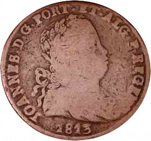40 Réis ( Pataco ) Obverse Image minted in PORTUGAL in 1813 (1799-16 - Joâo <small>- Príncipe Regente</small>)  - The Coin Database