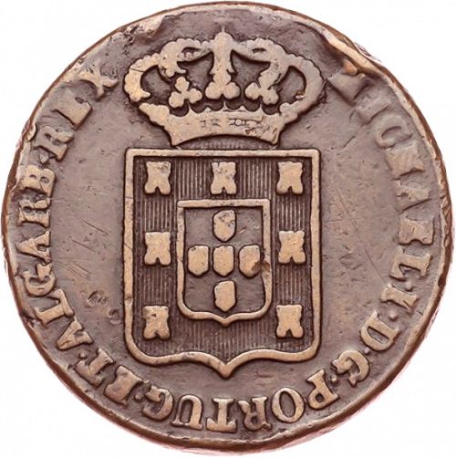 40 Réis Obverse Image minted in PORTUGAL in 1832 (1828-34 - Miguel I)  - The Coin Database