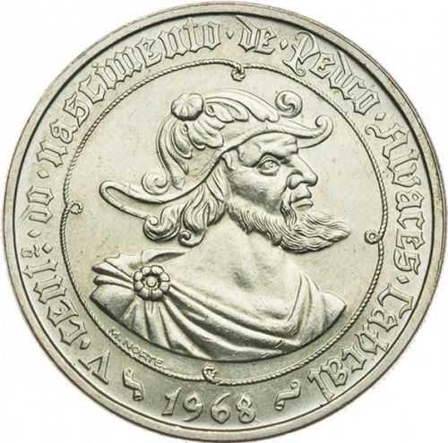 50 Escudos Reverse Image minted in PORTUGAL in 1968 (1910-01 - República)  - The Coin Database
