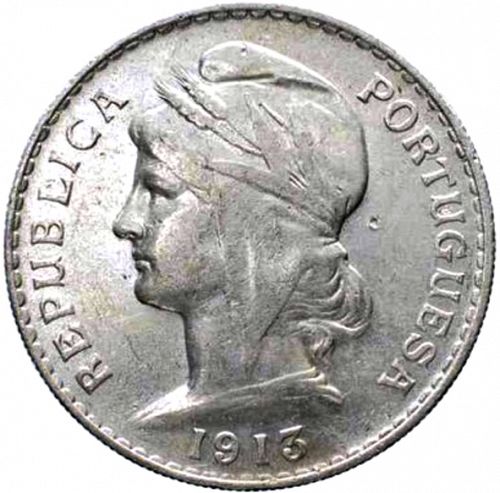50 Centavos Obverse Image minted in PORTUGAL in 1913 (1910-01 - República)  - The Coin Database