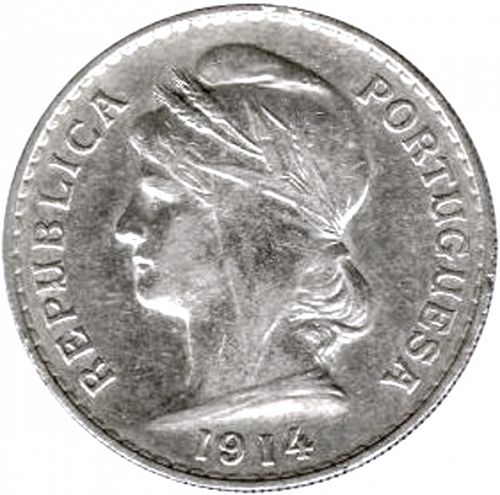 50 Centavos Obverse Image minted in PORTUGAL in 1914 (1910-01 - República)  - The Coin Database