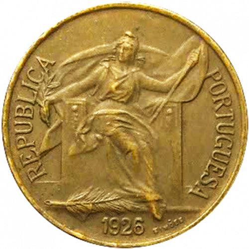 50 Centavos Obverse Image minted in PORTUGAL in 1926 (1910-01 - República)  - The Coin Database