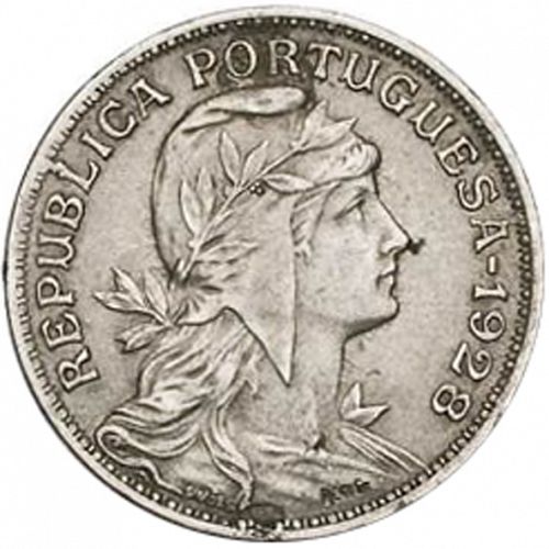 50 Centavos Obverse Image minted in PORTUGAL in 1928 (1910-01 - República)  - The Coin Database