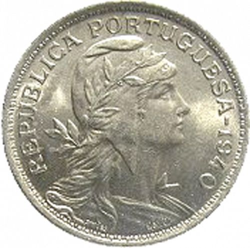 50 Centavos Obverse Image minted in PORTUGAL in 1940 (1910-01 - República)  - The Coin Database