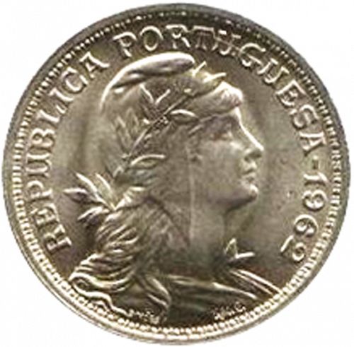 50 Centavos Obverse Image minted in PORTUGAL in 1962 (1910-01 - República)  - The Coin Database