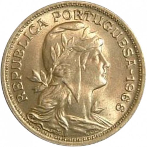 50 Centavos Obverse Image minted in PORTUGAL in 1966 (1910-01 - República)  - The Coin Database