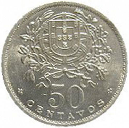 50 Centavos Reverse Image minted in PORTUGAL in 1940 (1910-01 - República)  - The Coin Database