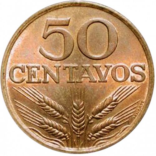 50 Centavos Reverse Image minted in PORTUGAL in 1978 (1910-01 - República)  - The Coin Database