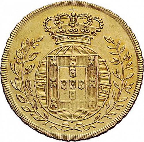 6400 Réis ( Peça ) Reverse Image minted in PORTUGAL in 1818 (1816-26 - Joâo VI)  - The Coin Database