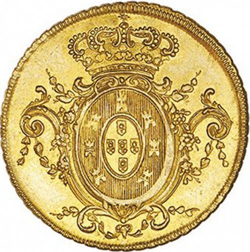 6400 Réis ( Peça ) Reverse Image minted in PORTUGAL in 1806R (1799-16 - Joâo <small>- Príncipe Regente</small>)  - The Coin Database