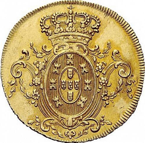 6400 Réis ( Peça ) Reverse Image minted in PORTUGAL in 1807 (1799-16 - Joâo <small>- Príncipe Regente</small>)  - The Coin Database