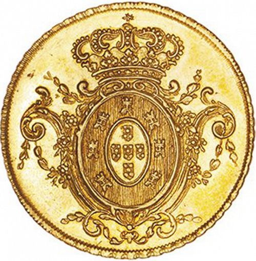 6400 Réis ( Peça ) Reverse Image minted in PORTUGAL in 1809R (1799-16 - Joâo <small>- Príncipe Regente</small>)  - The Coin Database
