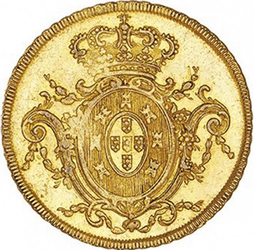 6400 Réis ( Peça ) Reverse Image minted in PORTUGAL in 1812R (1799-16 - Joâo <small>- Príncipe Regente</small>)  - The Coin Database