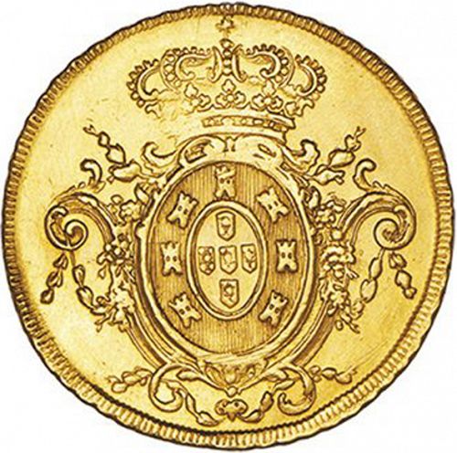 6400 Réis ( Peça ) Reverse Image minted in PORTUGAL in 1814R (1799-16 - Joâo <small>- Príncipe Regente</small>)  - The Coin Database