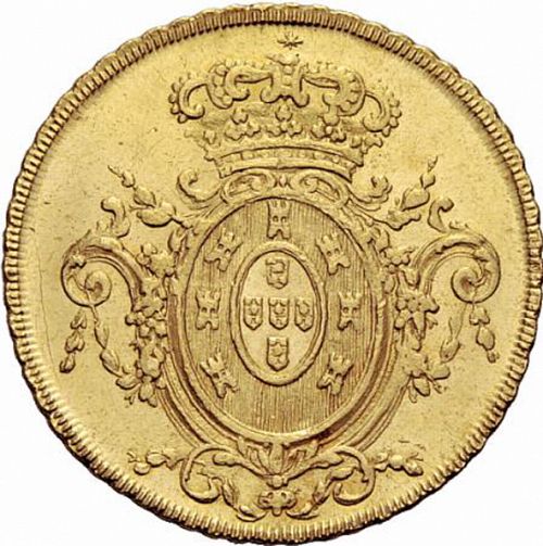 6400 Réis ( Peça ) Reverse Image minted in PORTUGAL in 1815R (1799-16 - Joâo <small>- Príncipe Regente</small>)  - The Coin Database