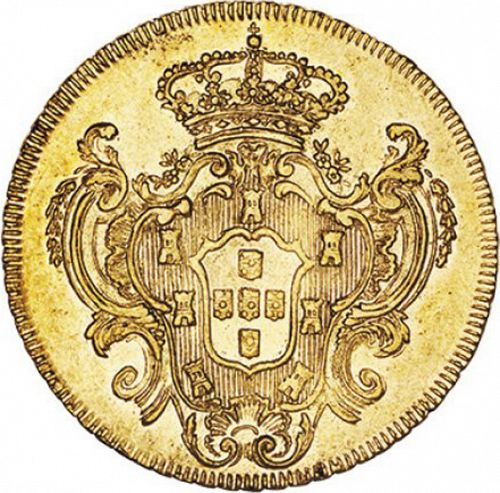 6400 Réis ( Peça ) Reverse Image minted in PORTUGAL in 1787R (1786-99 - Maria I)  - The Coin Database