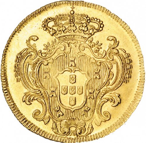 6400 Réis ( Peça ) Reverse Image minted in PORTUGAL in 1788B (1786-99 - Maria I)  - The Coin Database