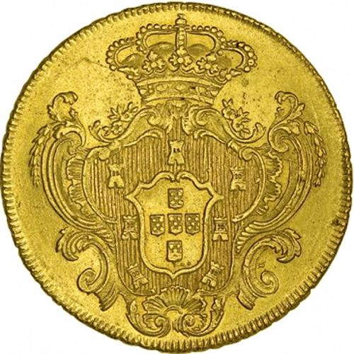 6400 Réis ( Peça ) Reverse Image minted in PORTUGAL in 1789 (1786-99 - Maria I)  - The Coin Database