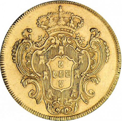6400 Réis ( Peça ) Reverse Image minted in PORTUGAL in 1790R (1786-99 - Maria I)  - The Coin Database
