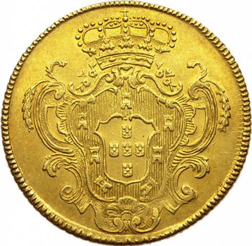 6400 Réis ( Peça ) Reverse Image minted in PORTUGAL in 1792B (1786-99 - Maria I)  - The Coin Database